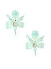 Lele Sadoughi - Crystal Lily Clip-On Earrings | Saks Fifth Avenue