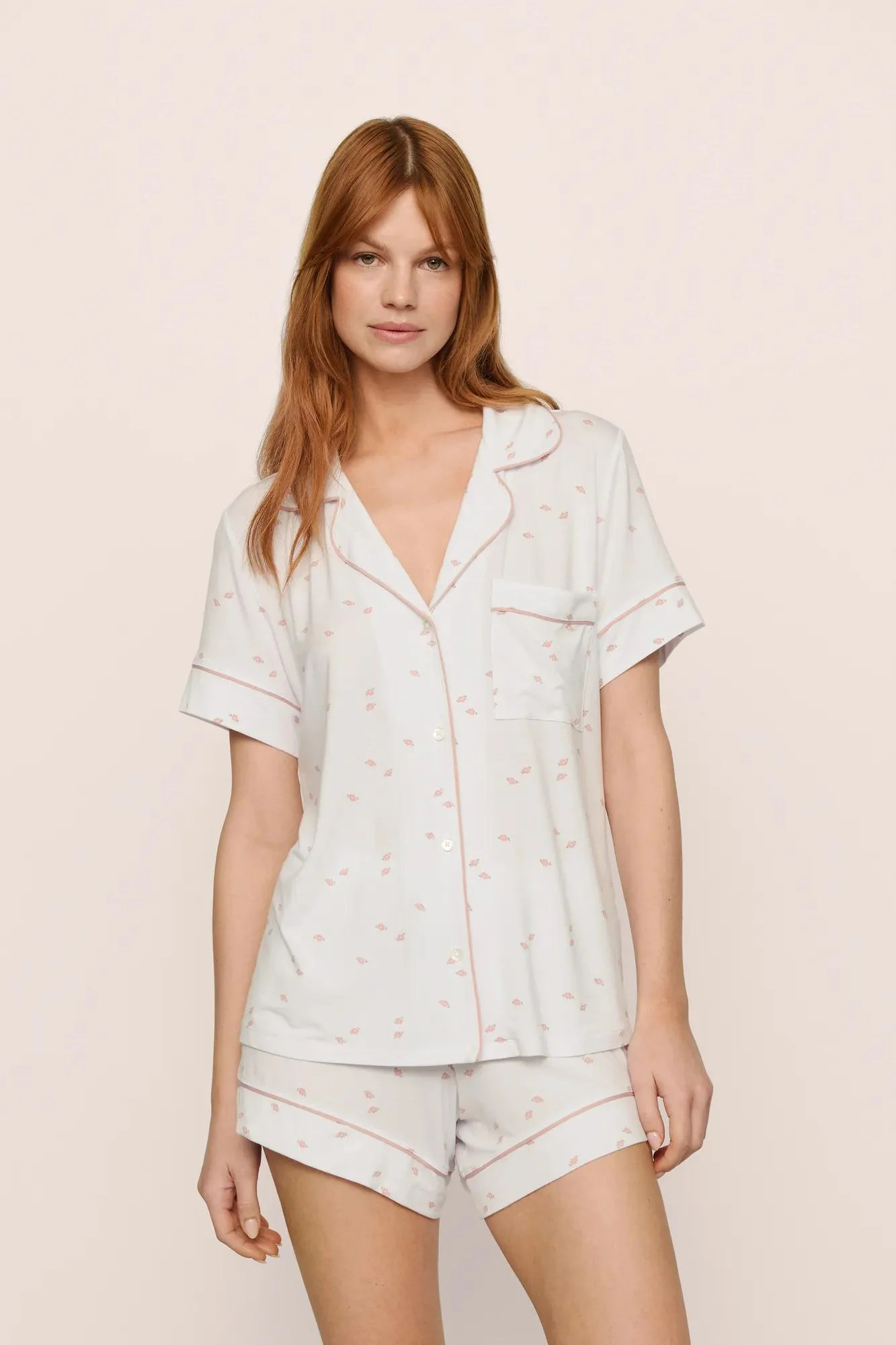 Gisele Printed TENCEL™ Modal Relaxed Short PJ Set | Eberjey