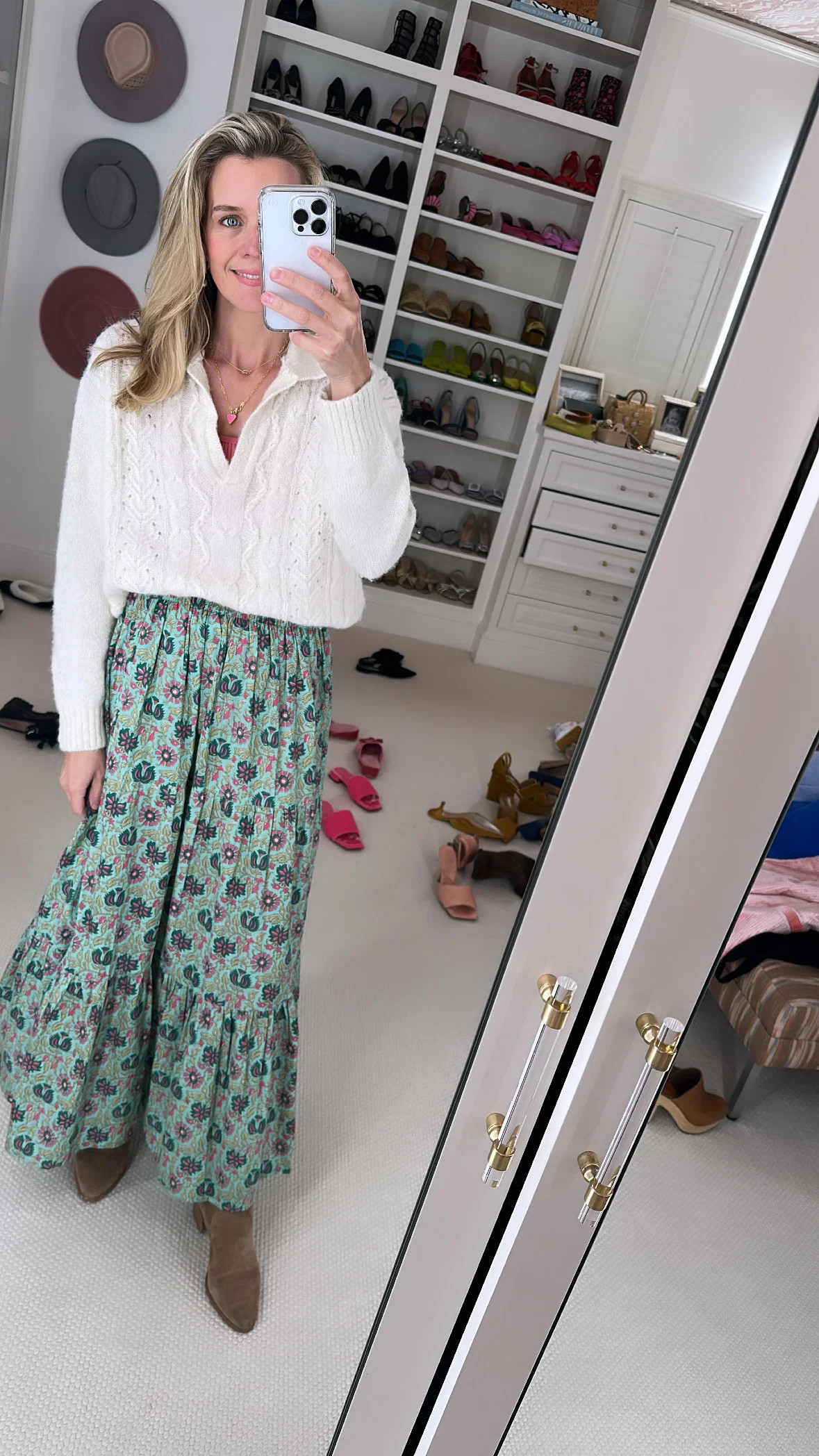 Paola Skirt, Caribbean Floral | The Avenue