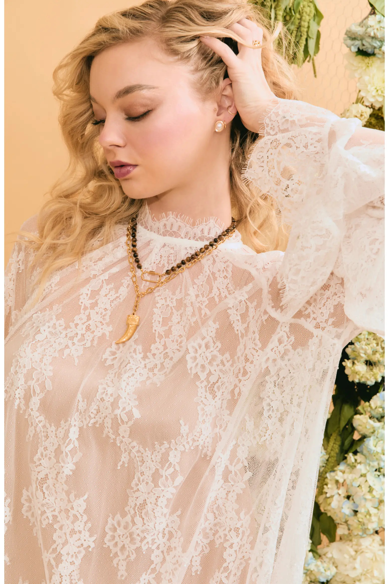 Beaded Carabiner Necklace (Women) | Nordstrom | Nordstrom