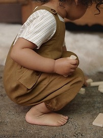 Baby Cotton-Linen Bubble Romper | Banana Republic (US)