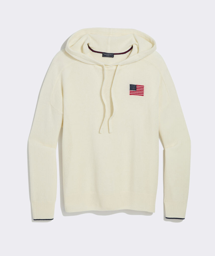 Seaspun Cashmere Americana Hoodie Sweater | vineyard vines