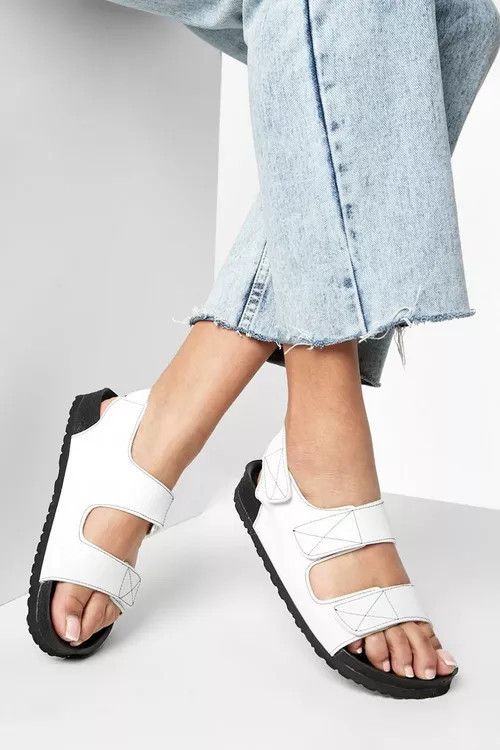 Contrast Stitch Dad Sandal | Boohoo.com (US & CA)