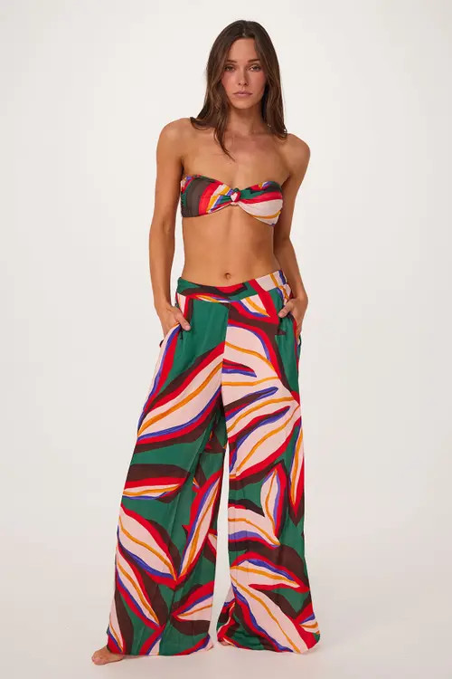 Villa Fresca Serena Cover-up Pant in Fronda at Nordstrom, Size X-Large | Nordstrom