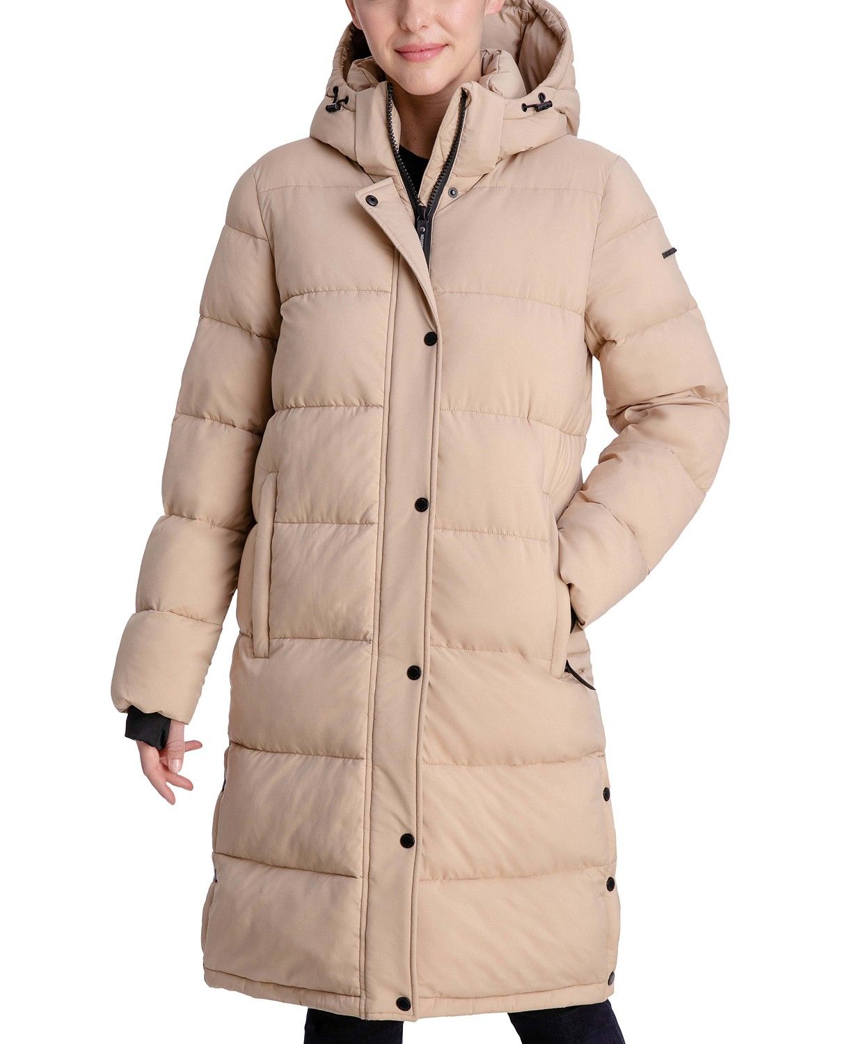 BCBGeneration Women's Hooded Puffer Coat & Reviews - Coats & Jackets - Women - Macy's | Macys (US)