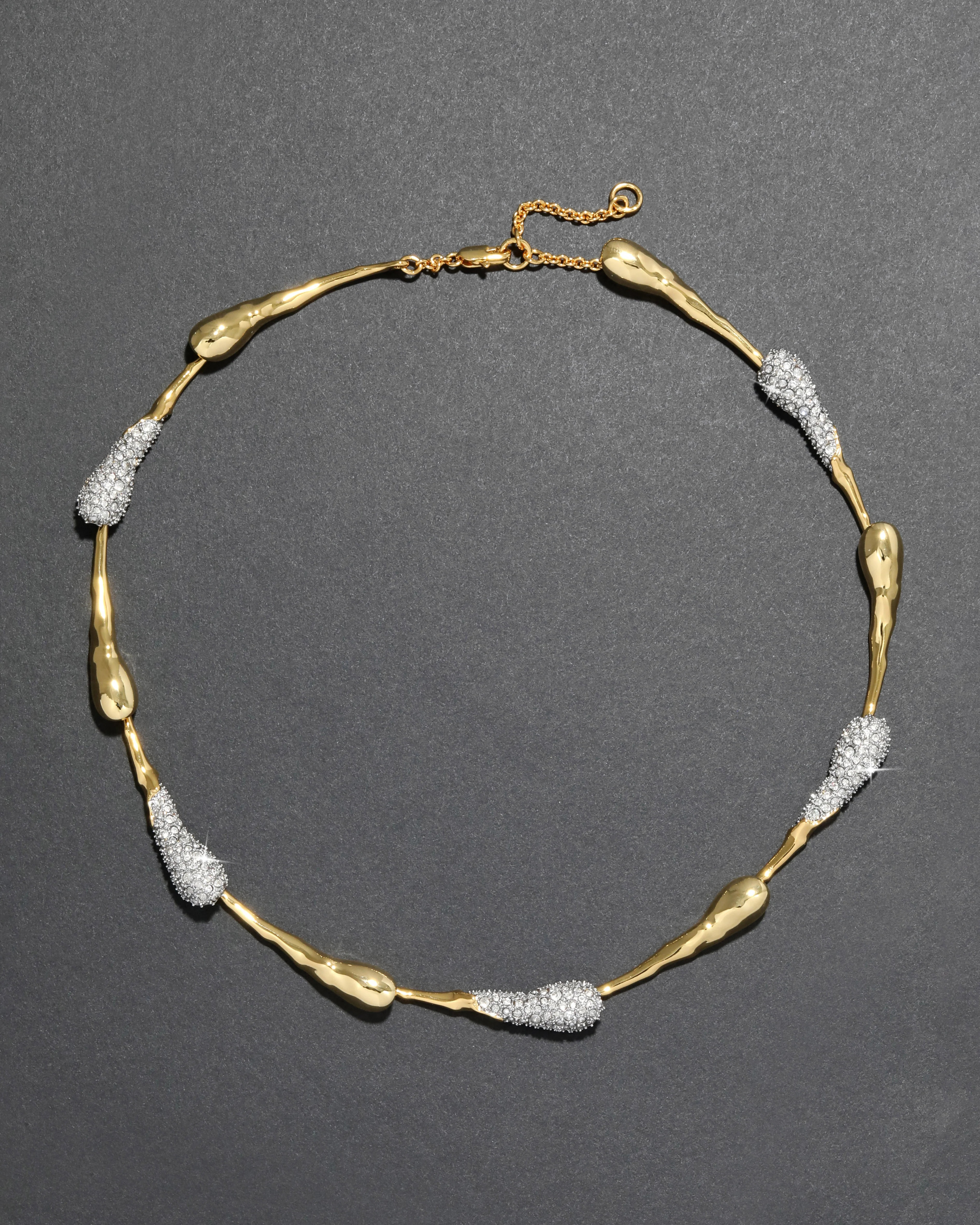 Solanales Crystal Teardrop Riviera Necklace | Alexis Bittar