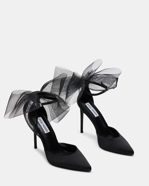 VALENTEEN BLACK SATIN | Steve Madden (US)