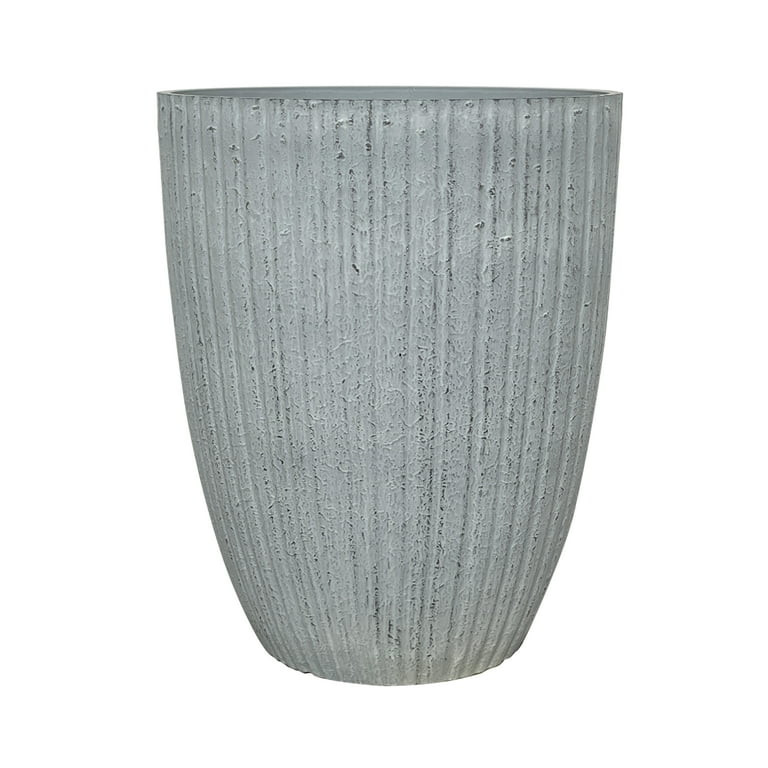 Better Homes & Gardens 12” x 12” x 15.75” Buckley White Resin Planter | Walmart (US)