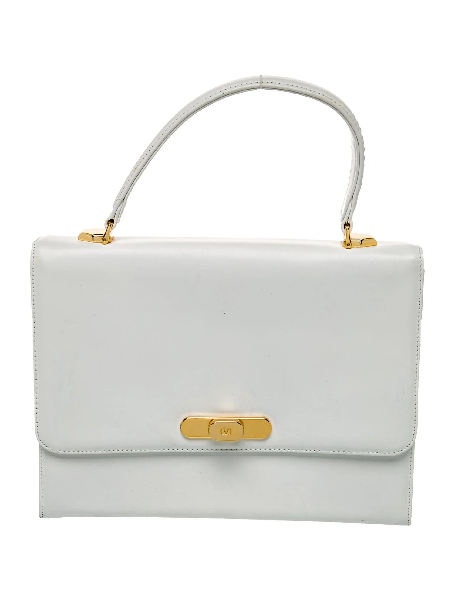 Leather Top Handle Bag | The RealReal