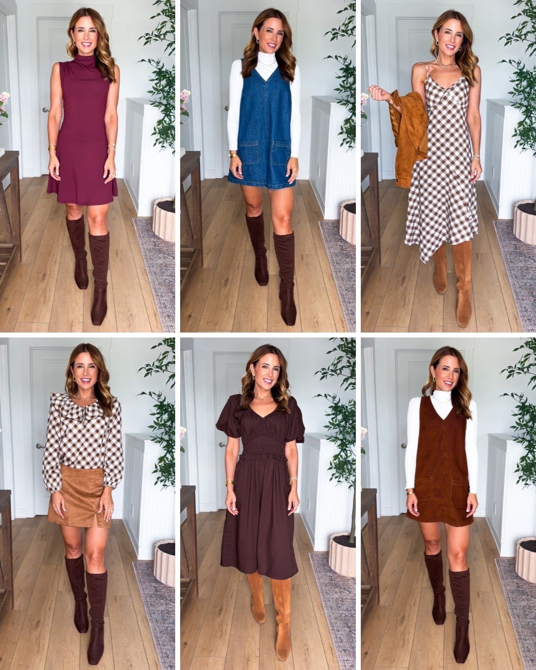 New arrivals from Old Navy that come in petite, regular, and tall. Fall dresses. Summer dresses. Family photo outfit. Fall dress. Teacher outfits. Business casual outfits. Fall outfits. Fall style. Summer outfits. Summer style. Wearing XS petite in everything and 00 petite in pants. If you are in-between sizes, consider sizing down in corduroy and denim dresses, burgundy midi skirt, faux suede skirt and brown puff sleeve midi dress. I went up half a size in knee high boots.

#LTKootd #LTKWorkwear #LTKSeasonal
