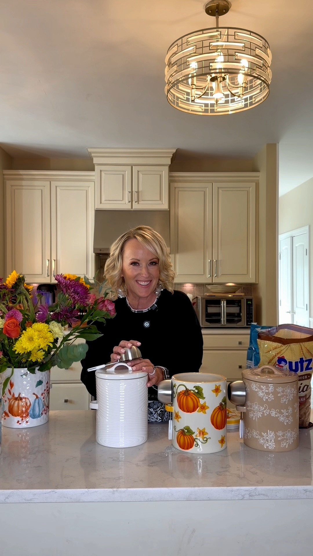 National Coffee Day calls for a cute new home for your coffee beans! ☕ My new 3-qt Lidded Canister with Scoop is the perfect piece to keep right on your countertop, especially with so many fun fall patterns to choose from! Fill it with all of your go-to’s like snacks, sweets, baking ingredients, or whatever you want to keep handy - the silicone seal helps keep everything fresh and the matching scoop makes it easy to grab what you need! Shop this canister in your favorite pattern 🤎

#LTKHome #LTKfoodie #LTKSeasonal