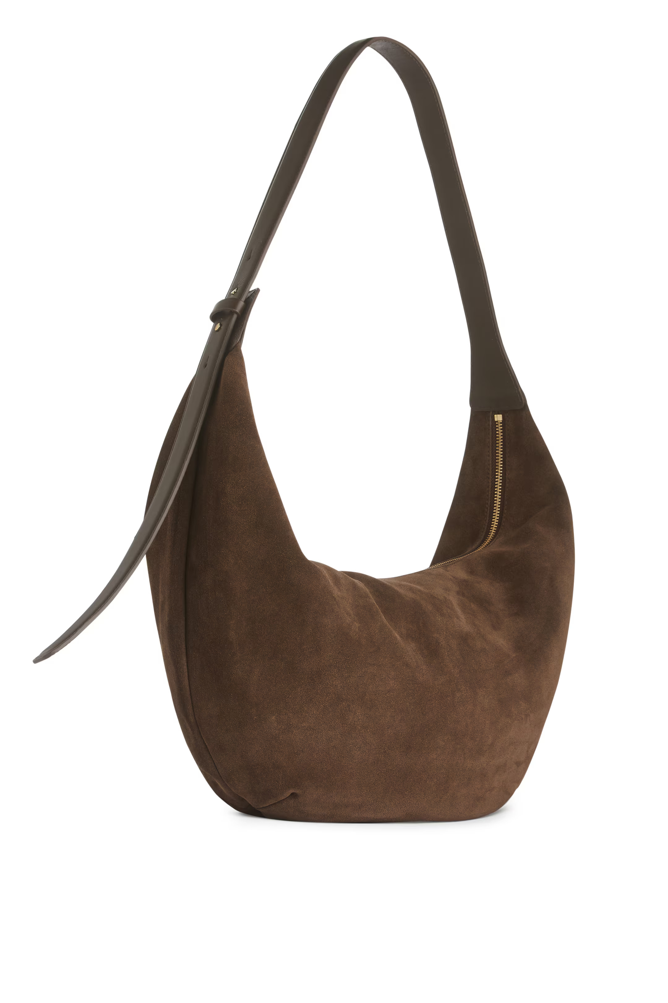 Curved Suede Bag | H&M (UK, MY, IN, SG, PH, TW, HK)