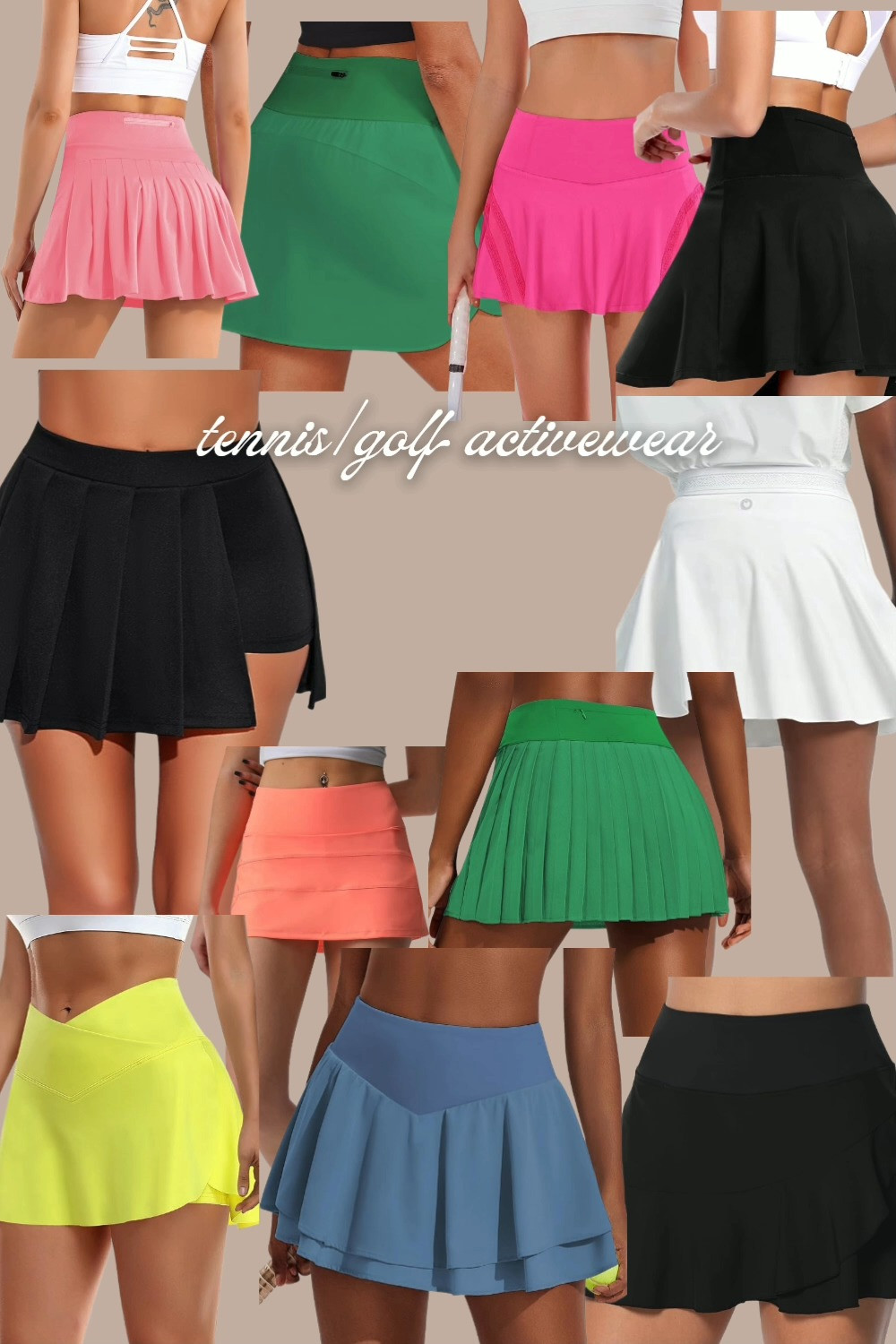 Tennis and Golf Skirts 

 #LTKSeasonal #LTKActive #LTKStyleTip
