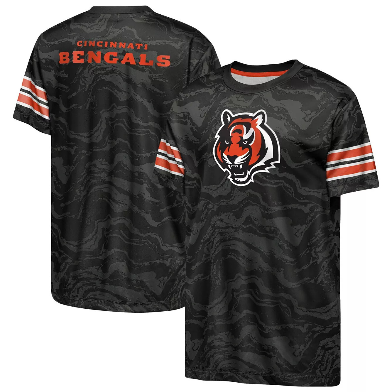 Youth Outerstuff Black Cincinnati Bengals Slant Route Performance T-Shirt | Kohl's