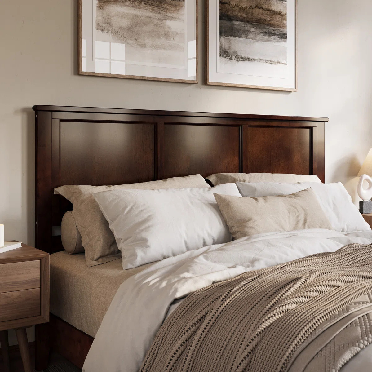 Amear Solid Wood Headboard | Wayfair North America