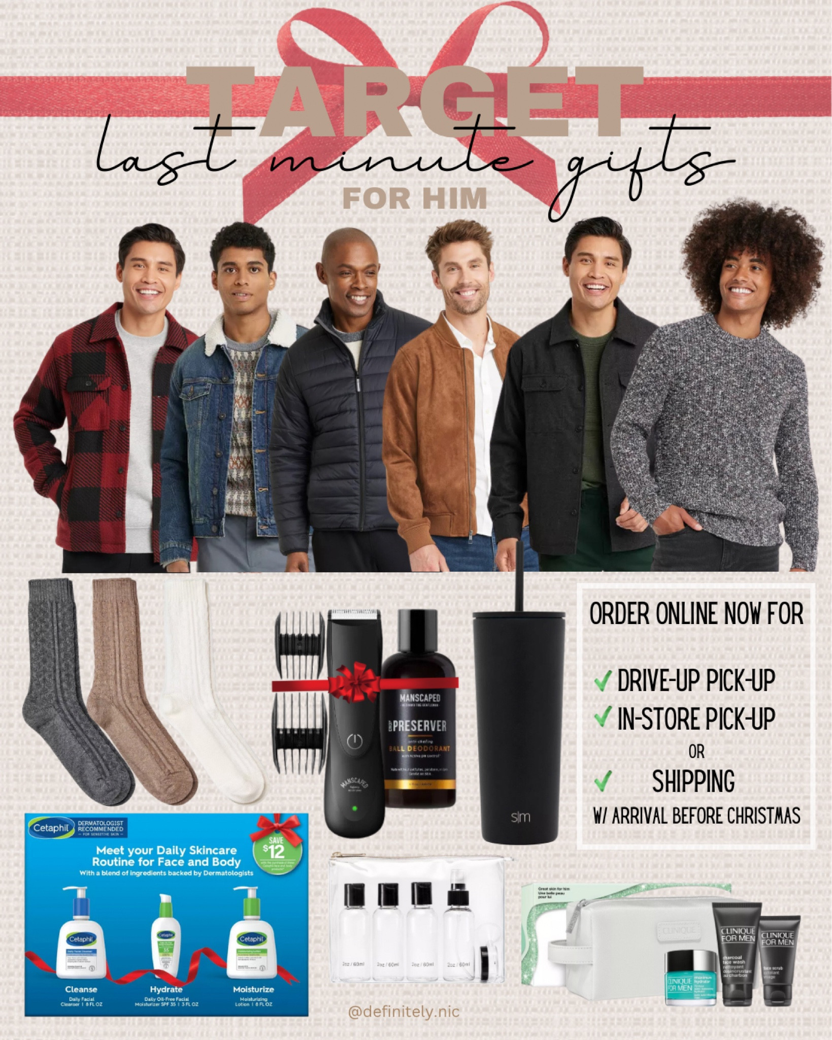 Last minute target gifts for him. Pick up or order! 

#LTKGiftGuide #LTKHoliday #LTKfindsunder50