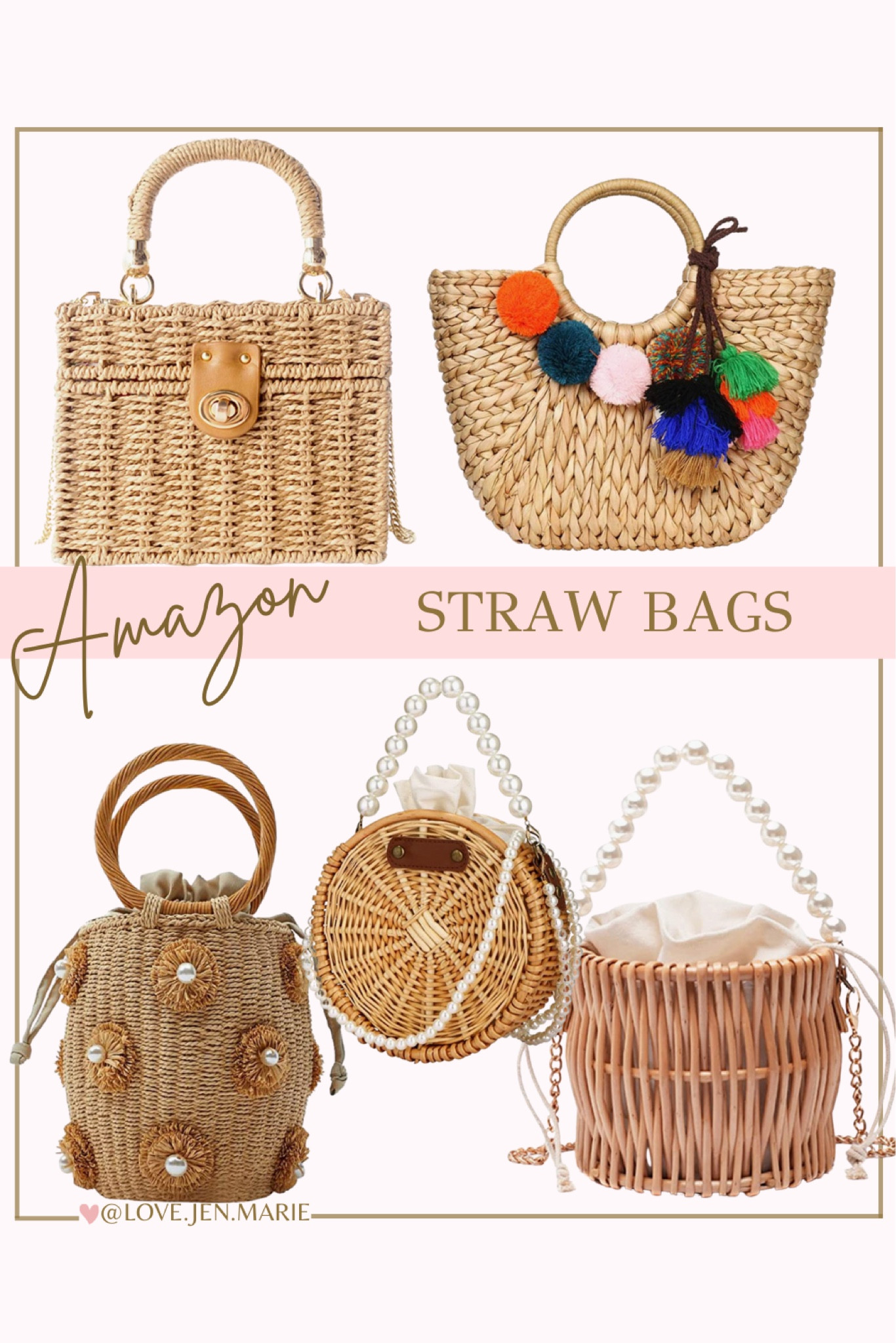 Summer Rattan Bag for Women Straw … curated on LTK