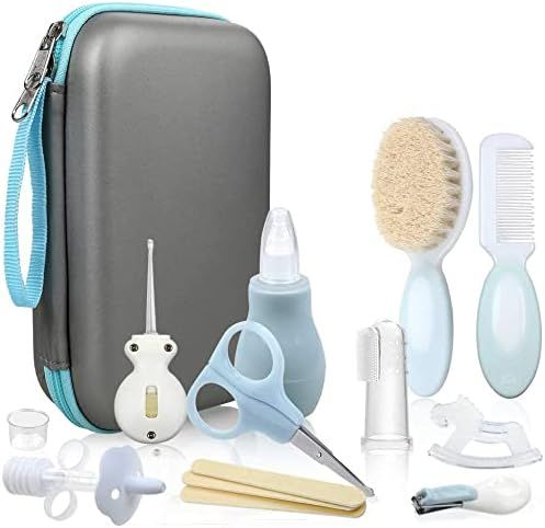 Lictin Baby Grooming Kit 15PCS Baby Health Care Set Portable Baby Travel Kit, Safety Cutter Baby Nai | Amazon (US)