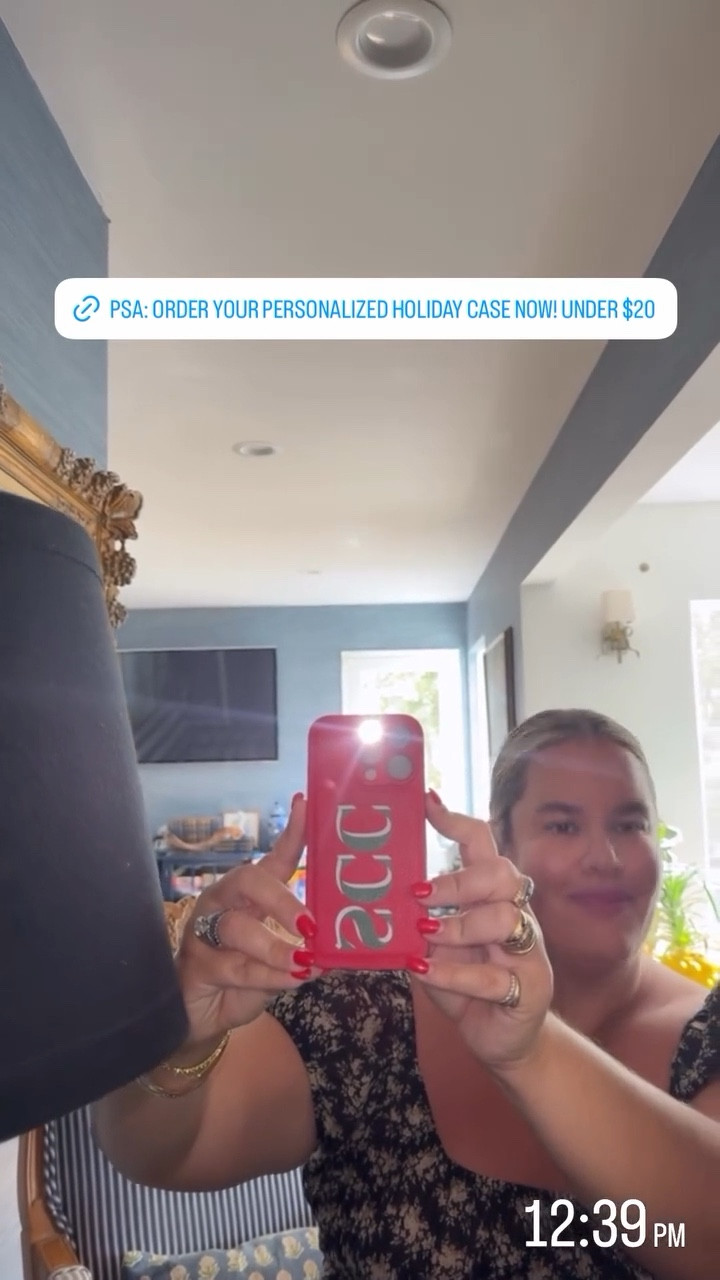 Pre-order your personalize holiday case now! The perfect gift under $50

#LTKHome #LTKFindsUnder100 #LTKGiftGuide