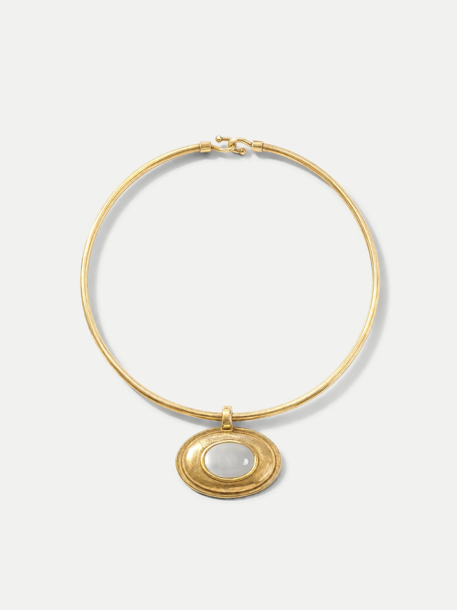 Veronica Beard Cat's Eye Collar Necklace Gold | Veronica Beard