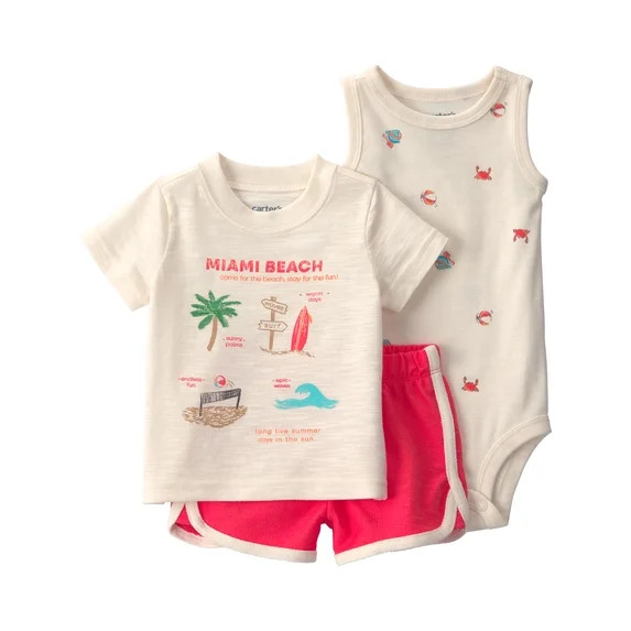 Carter's Child of Mine Baby Boy, 3-Piece, Sizes 0/3-24 Months | Walmart (US)