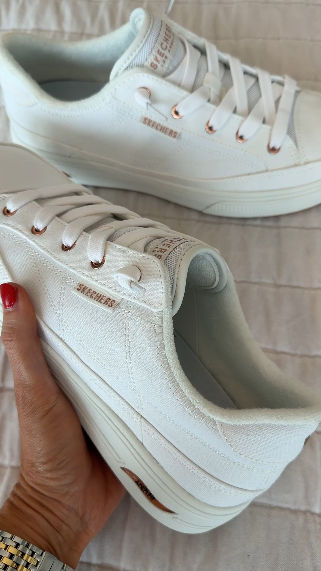 Size down 1/2 in the shoes 

#LTKOver40 #LTKTravel #LTKMidsize