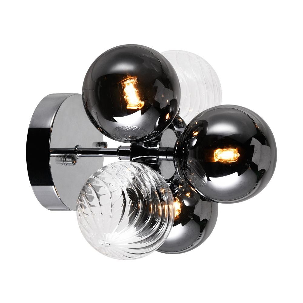 Pallocino 9 in. Chrome Sconce | The Home Depot