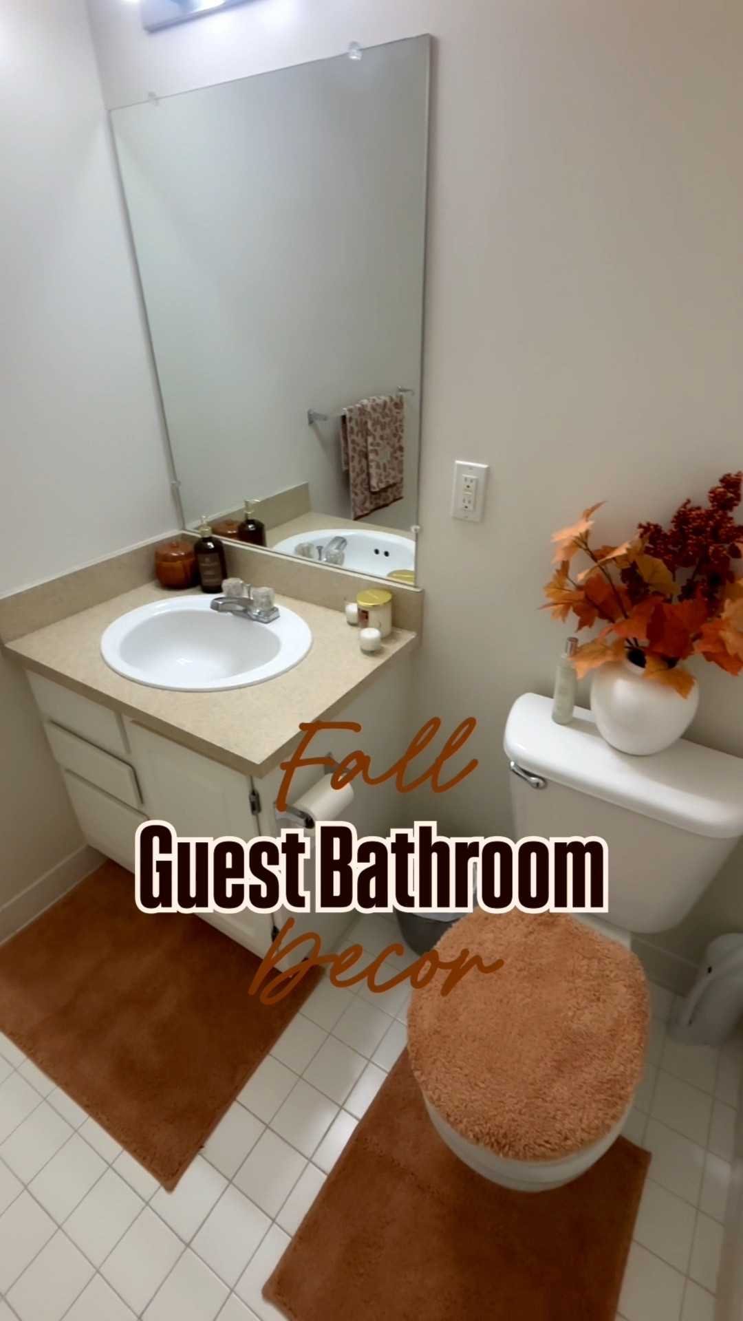 Fall bathroom decor 🍁🍂

#LTKFindsUnder100 #LTKHome #LTKFindsUnder50