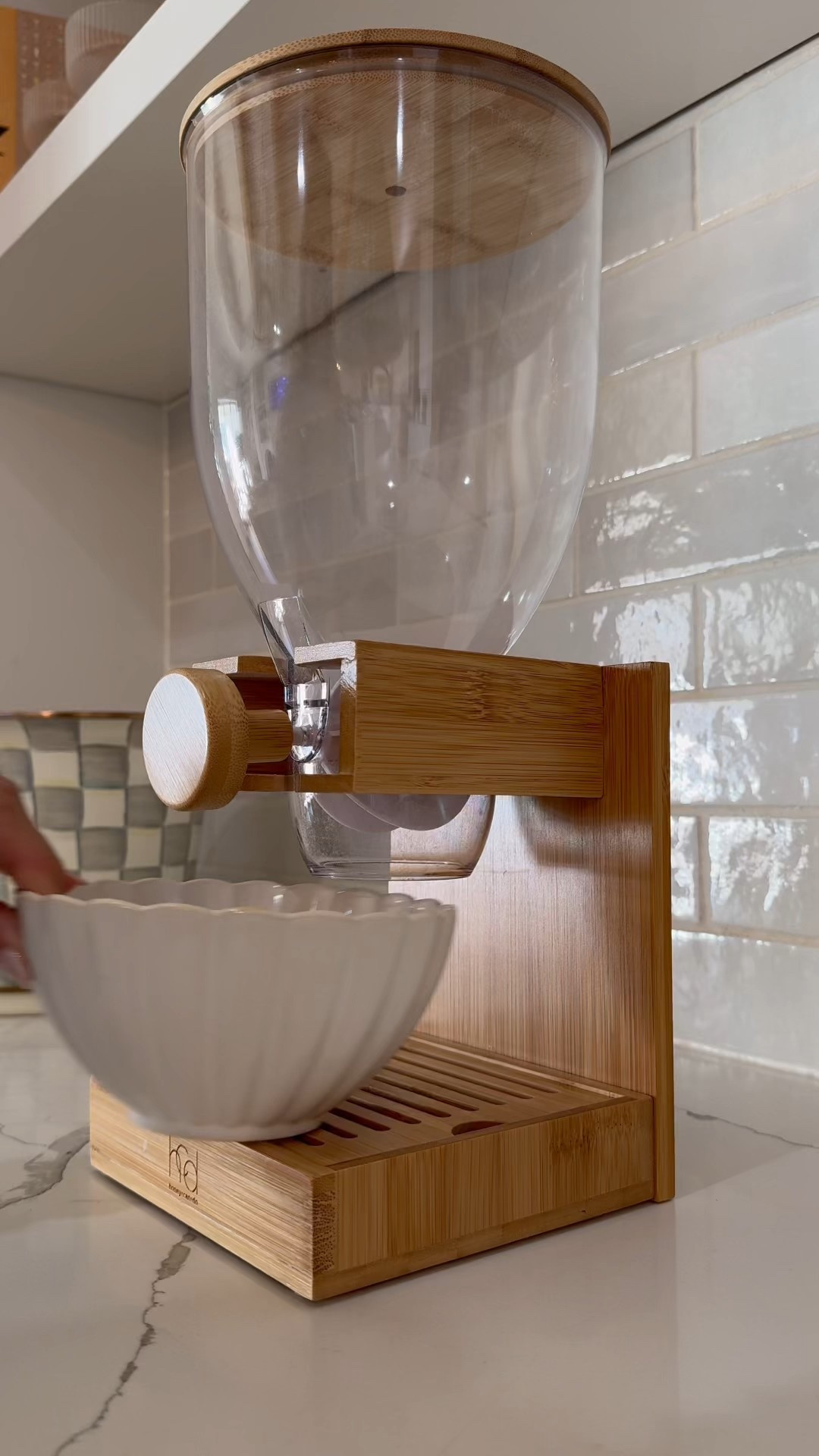 Cereal dispenser because it sparks joy. 