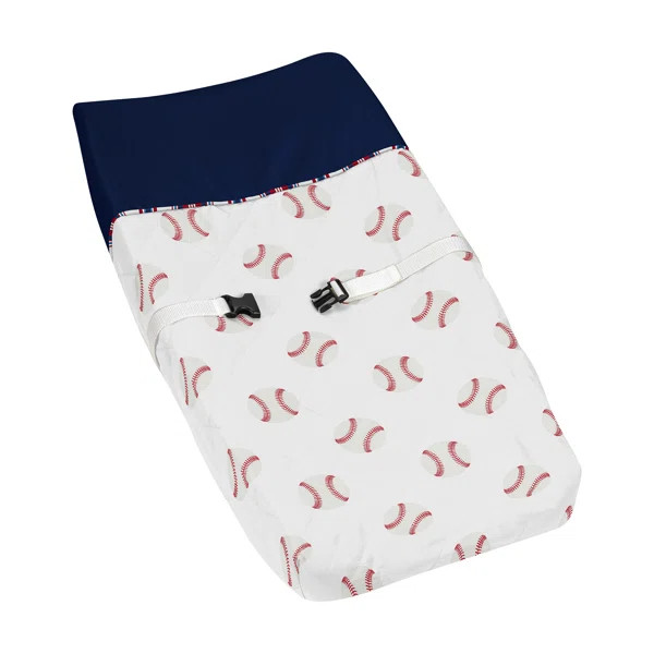 Baseball Patch Changing Pad Cover | Wayfair North America