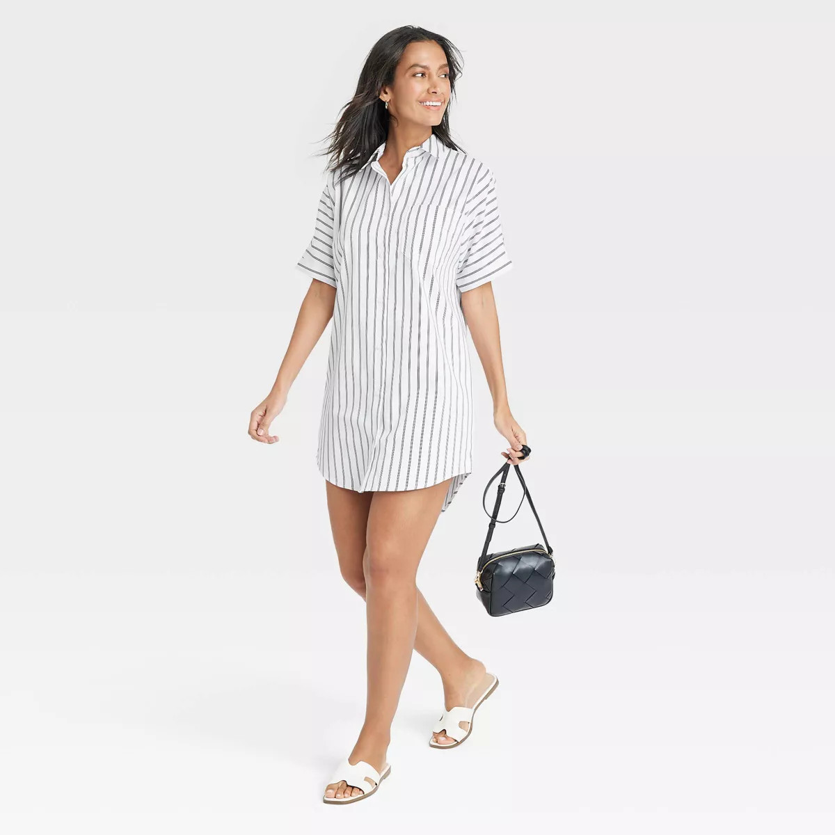 Women's Easy Woven Mini Shirtdress - A New Day™ | Target
