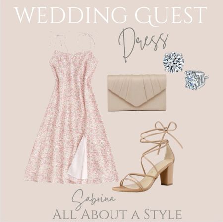 Wedding guest dress. #daywedding #springwedding #outdoorwedding 

#LTKsalealert #LTKstyletip #LTKwedding