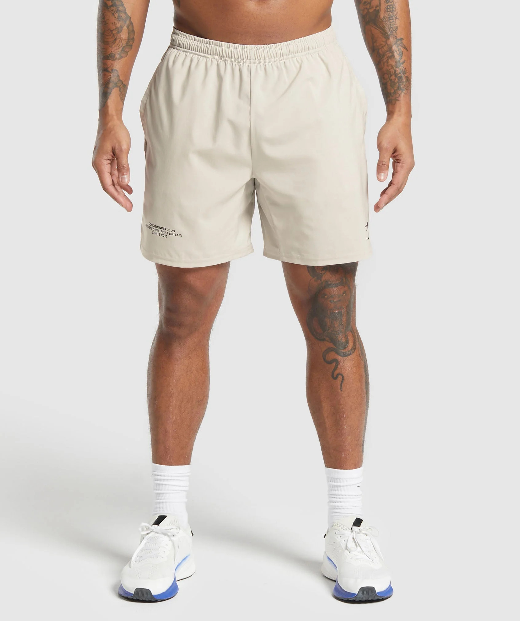 Gymshark Conditioning Club Shorts - Pebble Grey | Gymshark US