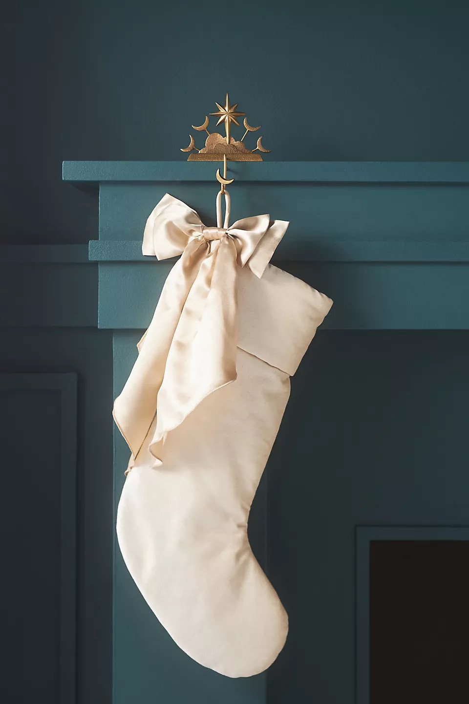 Velvet Bow Stocking | Anthropologie (US)