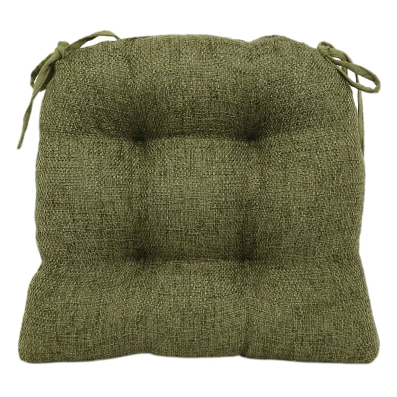 Jasper Olive Green Chair Pad | At Home