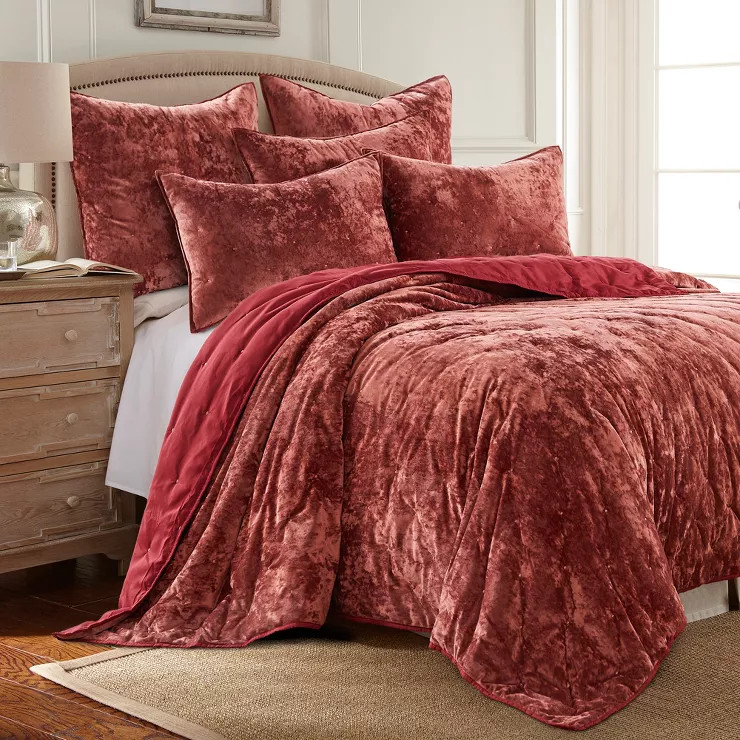 Abruzzi Velvet Quilt - Birch Hill by Levtex Home | Target