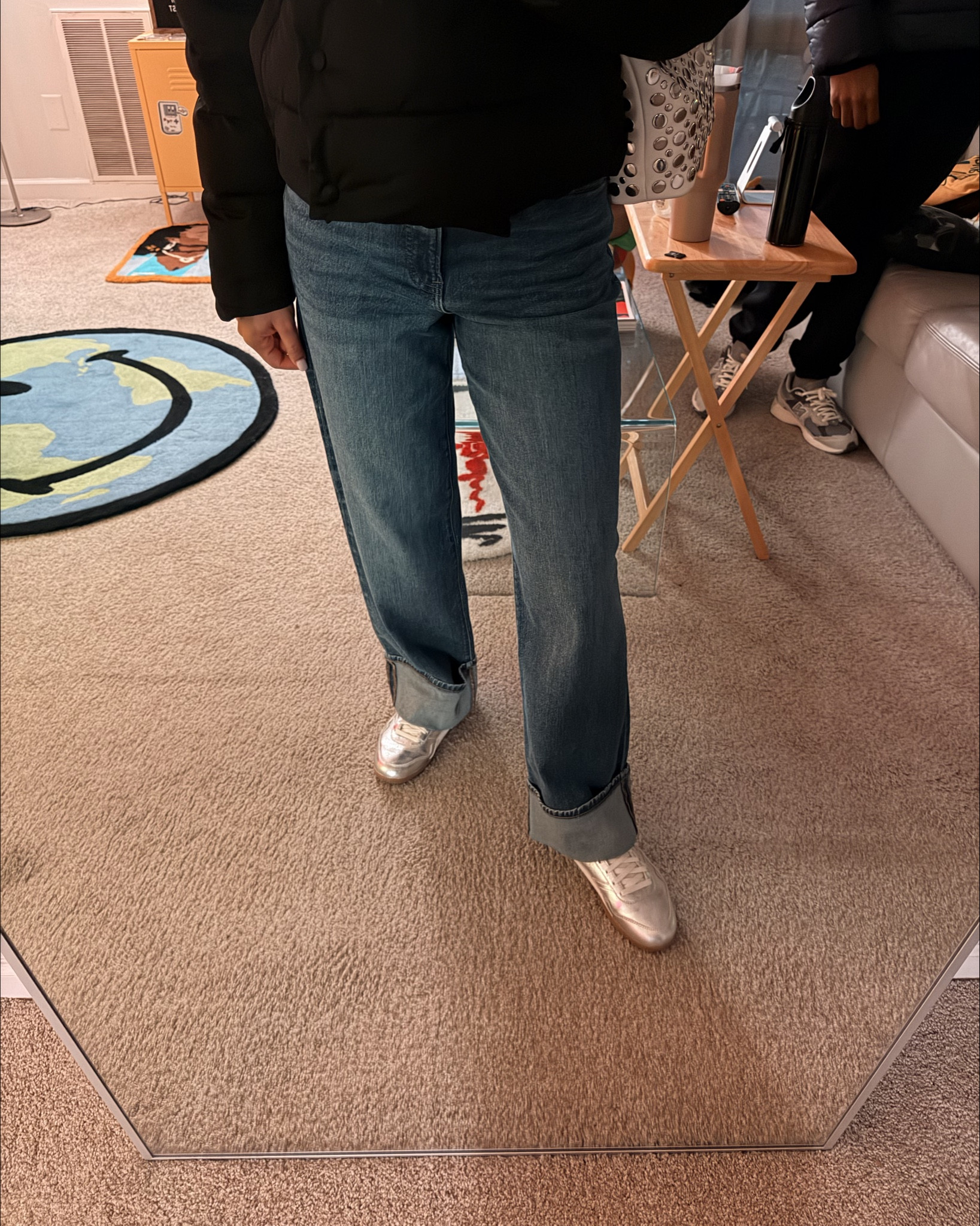I’ve been loving these cuffed jeans from #Express! 

#LTKdayinmylife #LTKootd #LTKgrwm