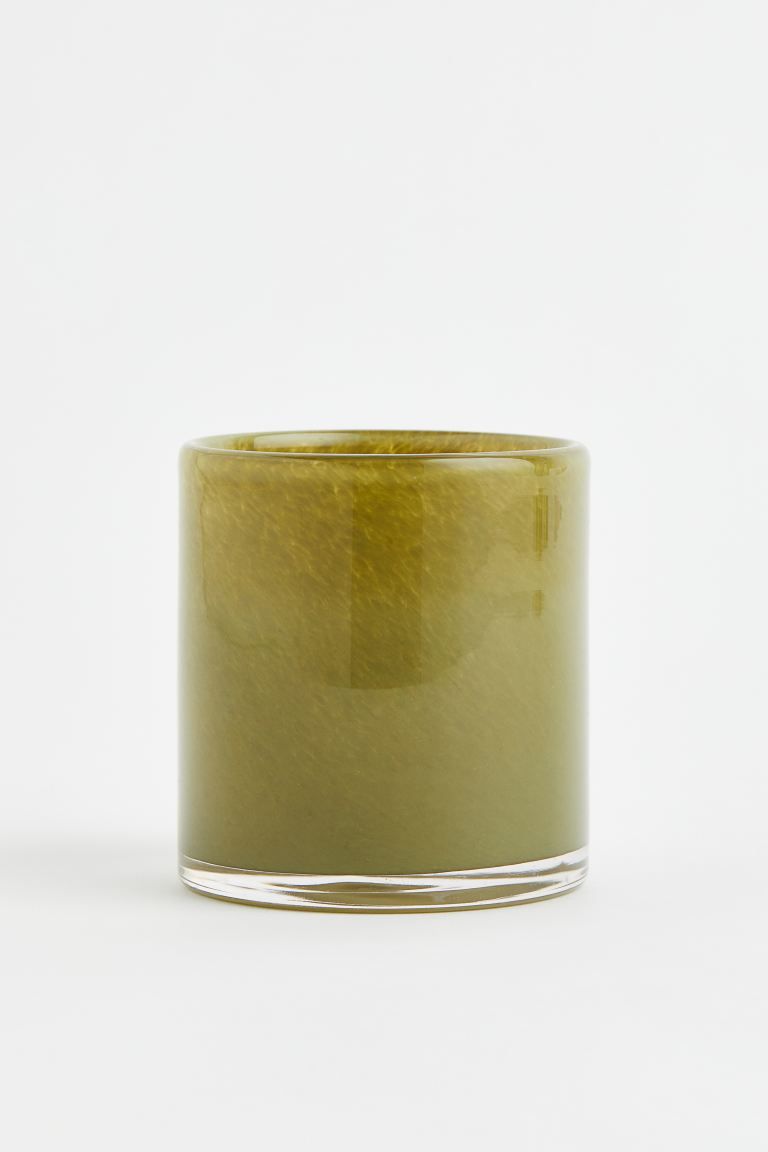 Small Glass Tea Light Holder | H&M (US + CA)