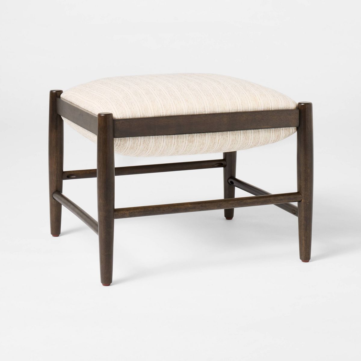 Wood Frame Pillow Top Ottoman Cream - Threshold™ with Studio McGee | Target