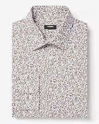 Extra Slim Floral Print Stretch 1MX Dress Shirt | Express