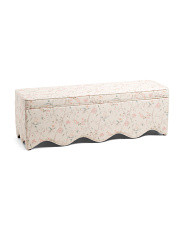 54.5in Scalloped Storage Bench | Chairs & Seating | Marshalls | Marshalls