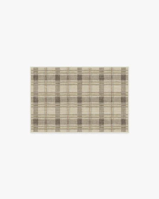 Piper Plaid Neutral Rug | Ruggable | Ruggable