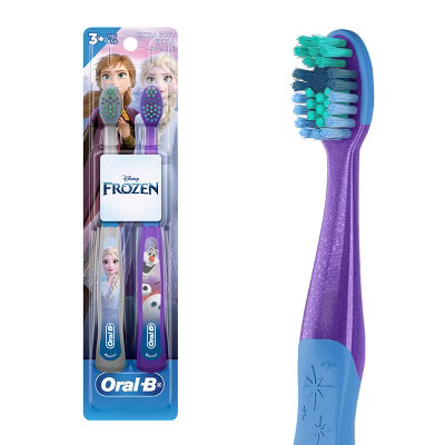 Oral-B Kids' Featuring Disney Frozen Toothbrush - Soft - 2 ct | Target