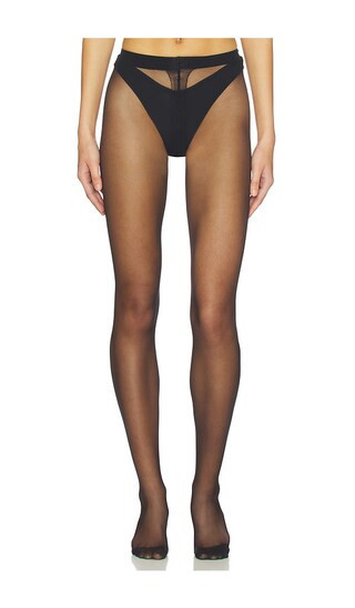 SKIMS Hosiery Sheer Tight in Black. - size M | Revolve Clothing (Global)