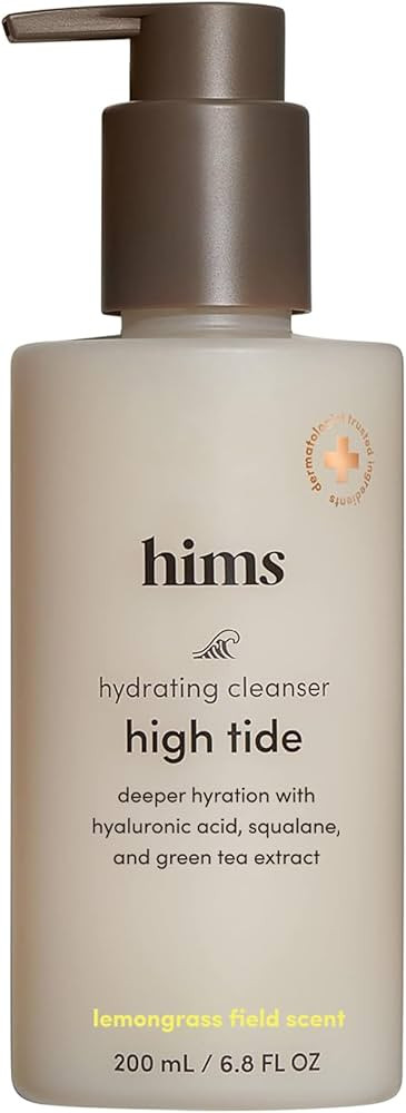 hims High Tide Hydrating Daily Cleanser for Men - Gentle Face Cleanser with Hyaluronic Acid, Squa... | Amazon (US)