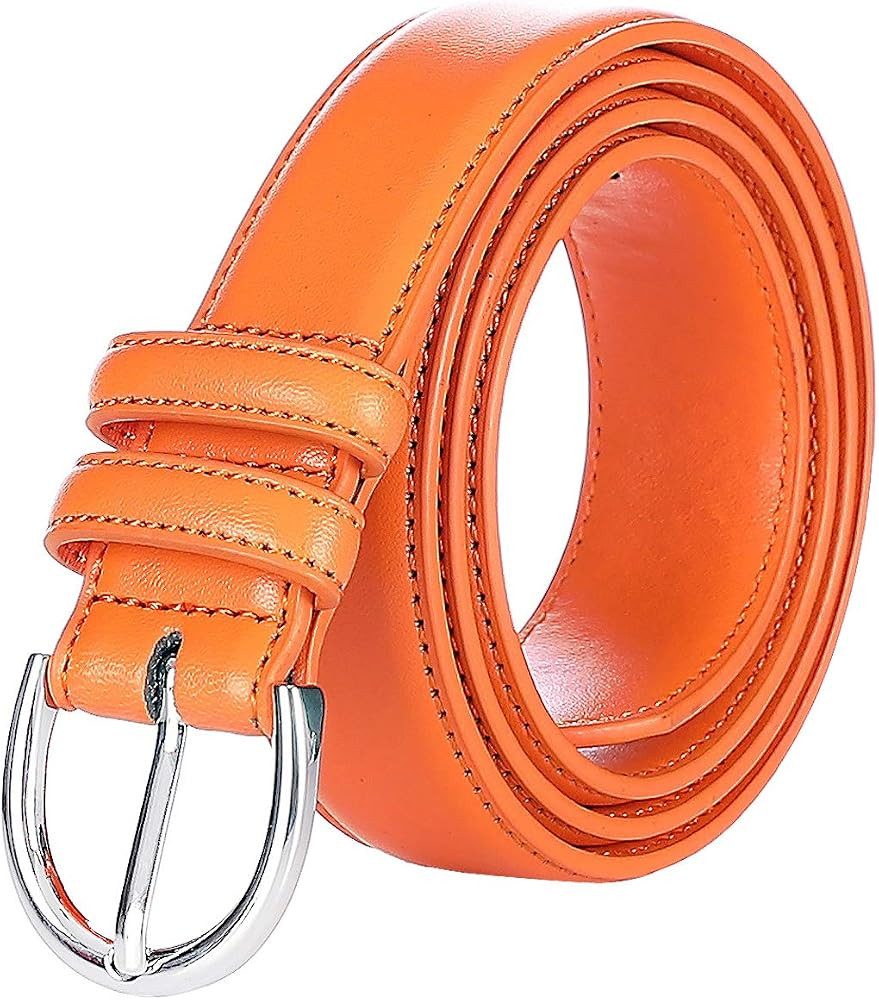 Falari Women Genuine Leather Belt Fashion Dress Belt With Single Prong Buckle 6028-31 Colors | Amazon (US)