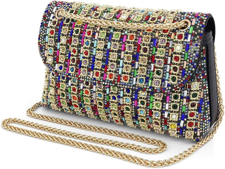Sparkling Rhinestones Evening Bag Formal Crystal Clutch Purse for Women Ladies Evening Purse for ... | Amazon (US)