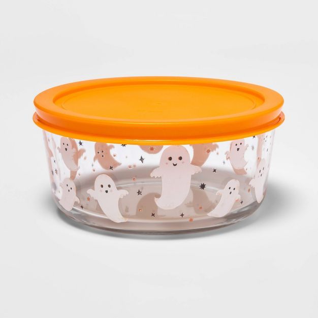 54oz Glass Ghosts Food Storage Container - Hyde & EEK! Boutique™ | Target