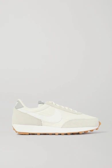 Nike
				
			
			
			
			
			
				Daybreak faux leather-trimmed mesh and suede sneakers
				$90.0... | NET-A-PORTER (US)