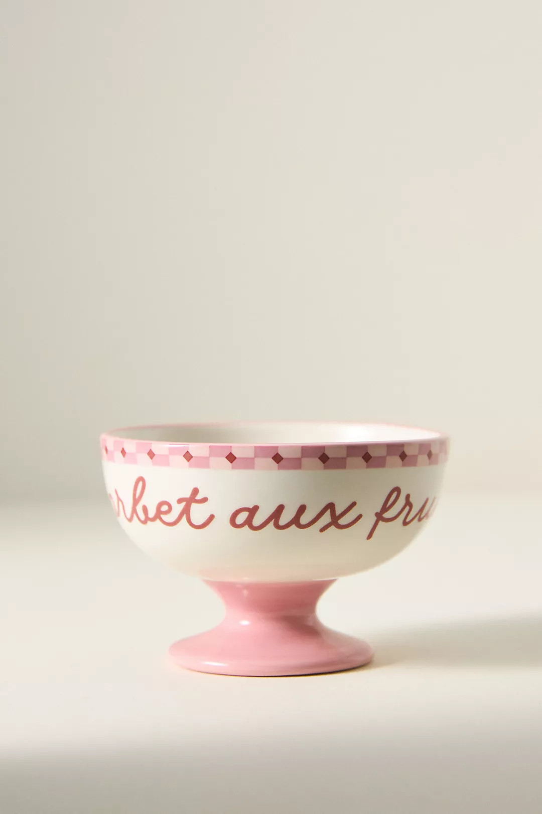 Café Violette Handpainted Stoneware Ice Cream Bowl | Anthropologie (US)